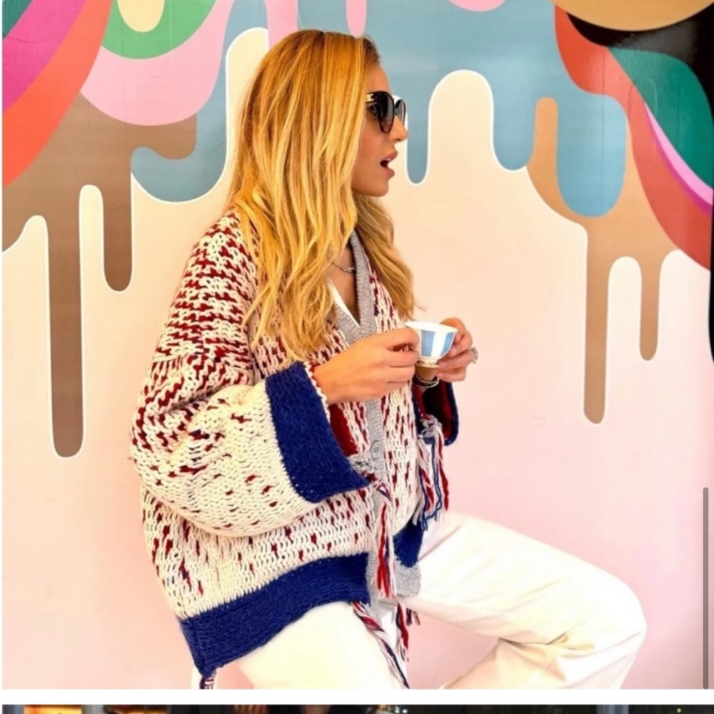 Zara fringed knit jacket - Picture 8 of 14